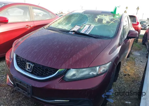 2013 Honda Civic Ex z USA, uszkodzony, nr VIN 19XFB2F89DE252078